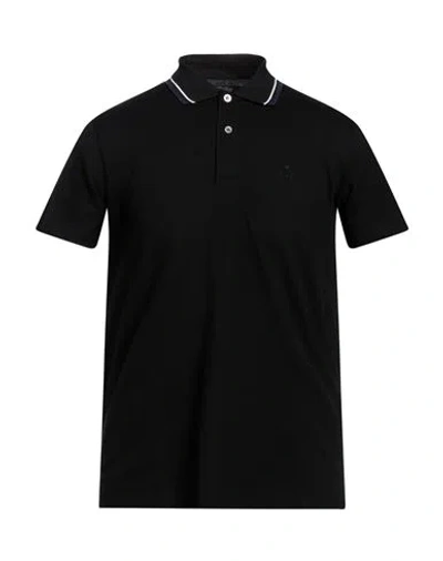 Zegna Man Polo Shirt Black Size 36 Cotton
