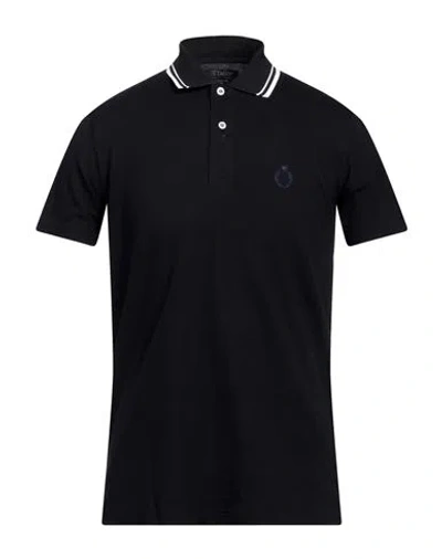 Zegna Man Polo Shirt Midnight Blue Size 36 Cotton