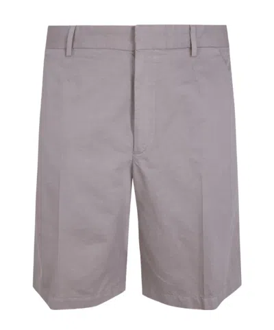 Zegna Tailored Bermuda Shorts In Gray