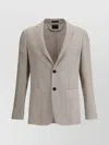 Zegna Luxury Blazer Jacket In Gray