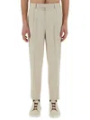 Zegna Trousers With Pleated Front And Pockets