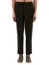 Zegna Men's Pants With Pleat In Brown