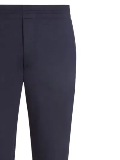 Zegna Tailored Trousers In Blue