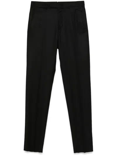 Zegna Tailored Trousers In 黑色