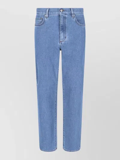 Zegna Tailored Trousers Belt Loops Front And Back Pockets In Black