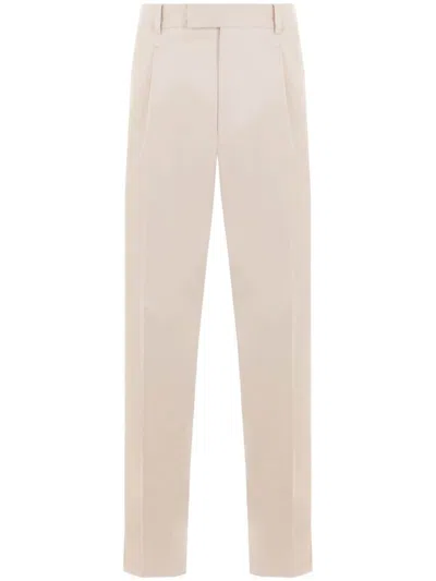Zegna Tailored Trousers In Neutrals