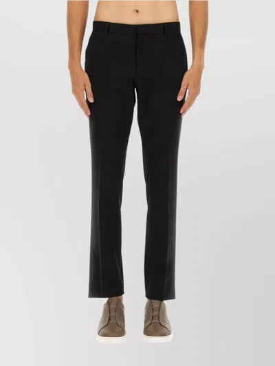 ZEGNA TAILORED TROUSERS WITH SIDE AND BACK POCKETS