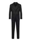 Zegna Single-breasted Suit In Black