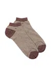 Zegna Tallone Righette Socks In Multi