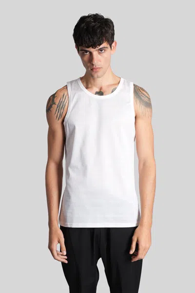 Zegna Tank Top In White