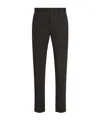Zegna Tapered Chinos In Black