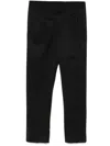 Zegna Tapered Track Pants In Black