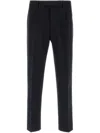 Zegna Man Pants Charcoal Size 38 Wool In Blue