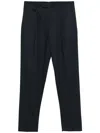 Zegna Pleat-detail Trousers In Blue