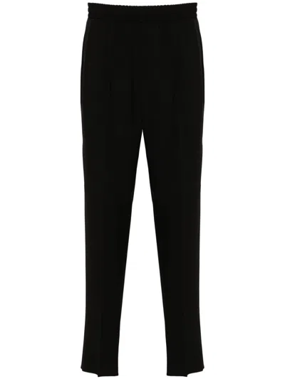 Zegna Tapered Trousers In Blue