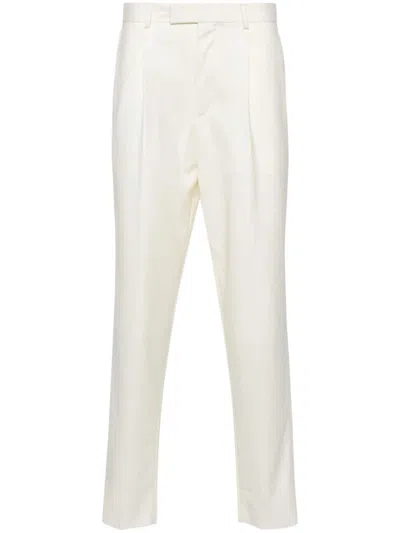 Zegna Long Formal Trouser In White