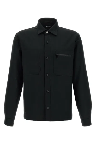 ZEGNA TECHMERINO OVERSHIRT