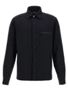 Zegna Techmerino Overshirt In Multi