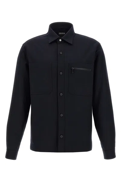 ZEGNA TECHMERINO OVERSHIRT