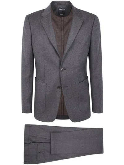 ZEGNA ZEGNA TECHMERINO WASH & GO SUIT CLOTHING