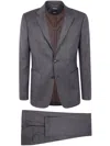 Zegna Easy Care Merino Wool Suit In Gray
