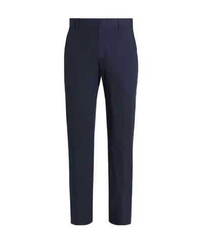 Zegna Tela Vela Straight Leg Trousers In Multi