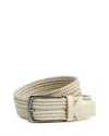 Zegna Textured Belt In Light Beige