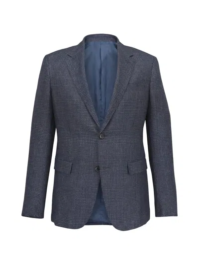 Zegna Textured Blazer In Gray