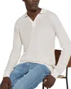 Zegna Textured Silk And Cashmere Polo Sweater In White