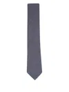Zegna Textured Tie In Blue