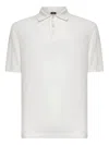 Zegna Silk Cotton Polo Shirt With Button Placket