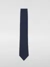 Zegna Dot-pattern Silk Tie In Blue
