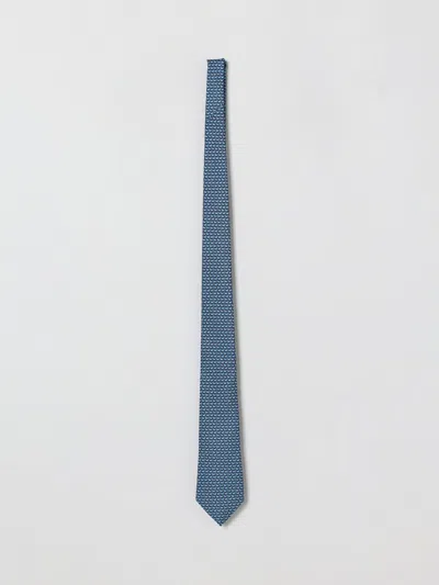 Zegna Tie Men In Blue