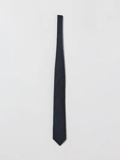 Zegna Palm-tree-print Silk Tie In Multi