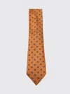 Zegna Geometric-patterned Tie In Sand