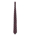 Zegna Blue And Red Silk Tie In Multicolor