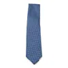 Zegna Ties Blue And Green In Brown
