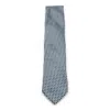Zegna Geometric Patterned Tie Pointed Tip