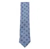 Zegna Patterned Ties With Pointed Tip And Texture