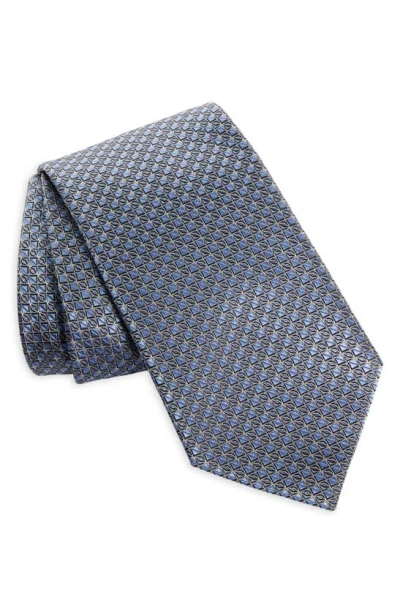 Zegna Ties Cento Fili Silk Jacquard Tie In Lightblue