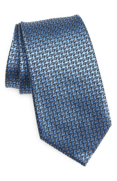Zegna Ties Mulberry Silk Tie In Blue