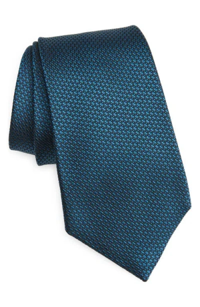 Zegna Ties Mulberry Silk Tie In Blue