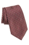 ZEGNA TIES ZEGNA TIES PAGLIE SMALL STRIPE SILK TIE