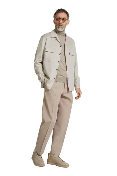 Zegna Timeless Light Coat For Fall/winter 2024 In White