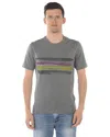 Zegna Stripe Detail T-shirt In Grey