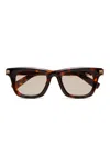 Zegna Tortoiseshell Cat-eye Sunglasses In Brown