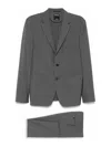Zegna Two-piece Single-breasted Suit In Black