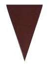 Zegna Triangular-edged Scarf In Brown