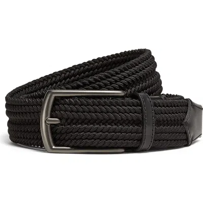ZEGNA ZEGNA TRIPLE STITCH™ BUCKLE BRAIDED BELT