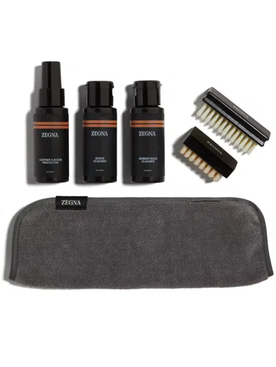 Zegna Triple Stitch™ Care Kit In 黑色